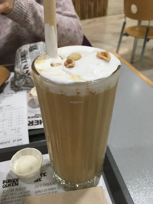 Peanut milkshake at Mother Burger - Saldanha in Lisbon
