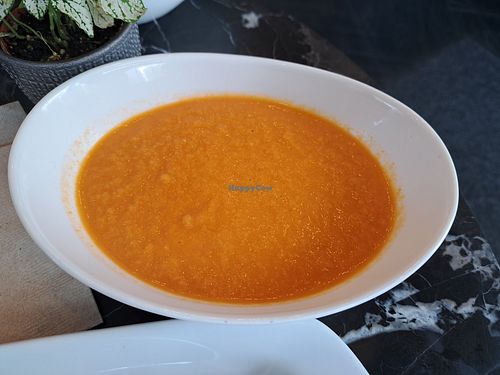 Tomato soup at Craft Cafe in New Westminster