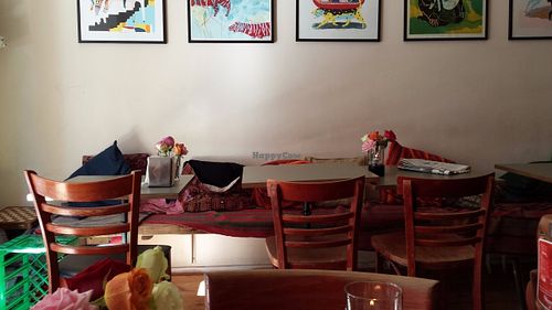 Inside the Cafe N. Simple and cozy. at Cafe N in Copenhagen