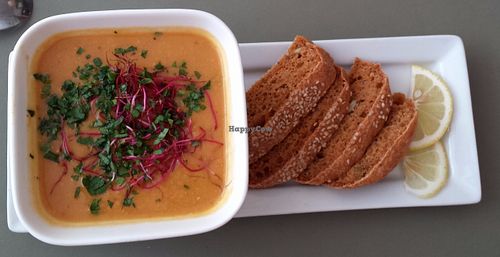 Lentil soup - yummy at Cafe N in Copenhagen