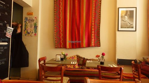 Inside decor at Cafe N in Copenhagen