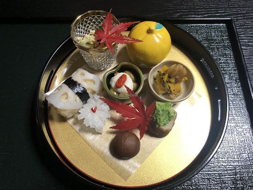 Dinner course  at Sakaguchirou in Osaka