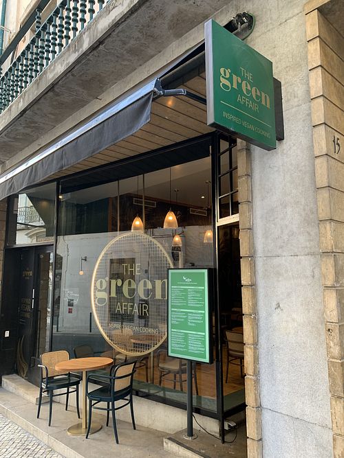 Entrance at The Green Affair - Chiado in Lisbon