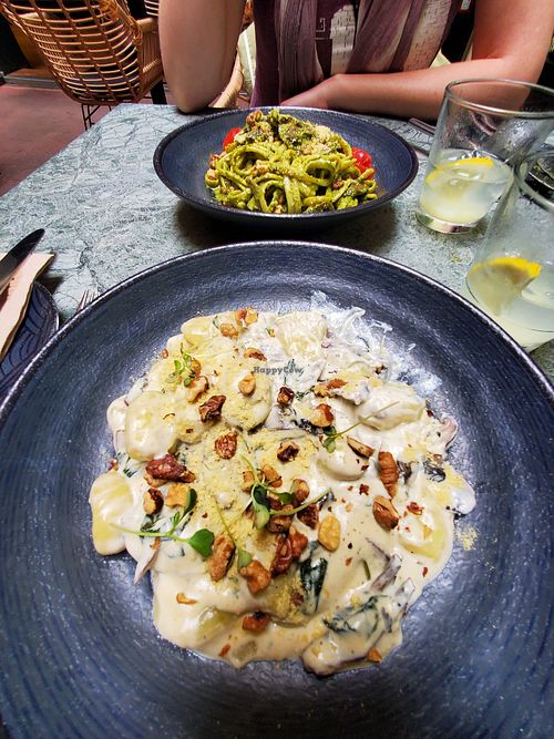 Mushroom gnocci at The Green Affair - Chiado in Lisbon