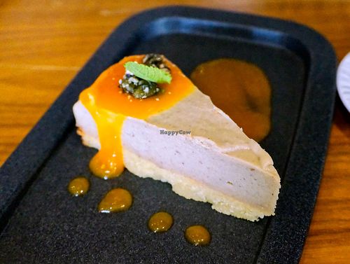 Pumpkin cheesecake at The Green Affair - Chiado in Lisbon