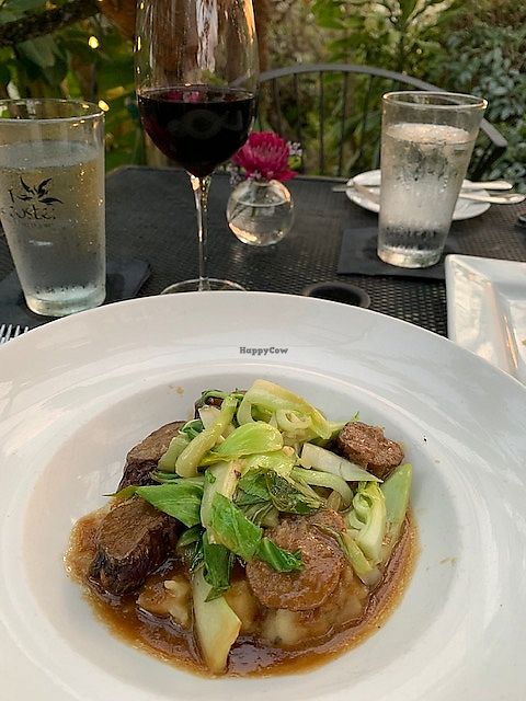 Eggplant scallops were delicious at Darbster in West Palm Beach