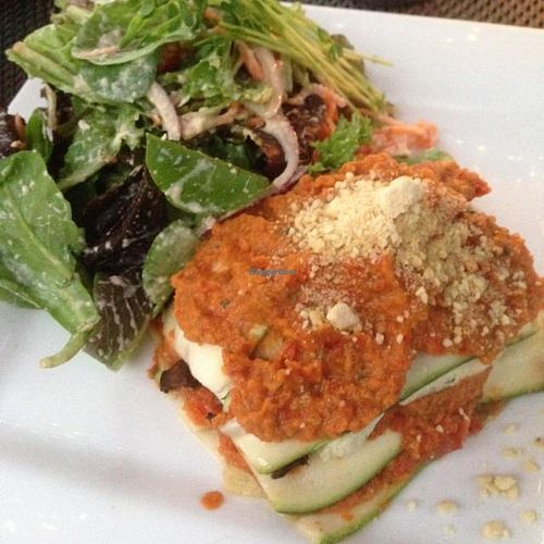 pesto lasagna  at Darbster in West Palm Beach