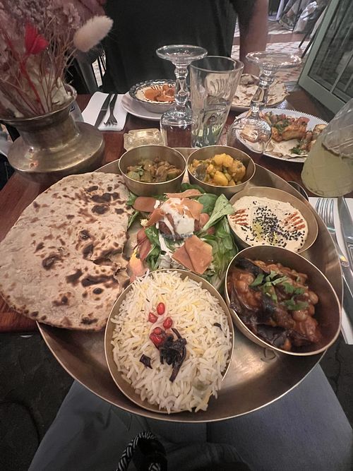 Vegan mezze   at Ismaïl in Paris