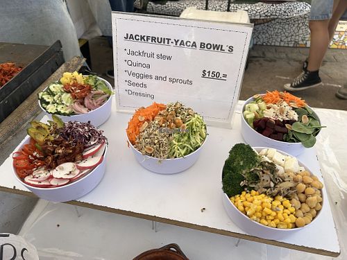 Bowl options  at Productos Veganos Rancho San Agustín in Puerto Vallarta