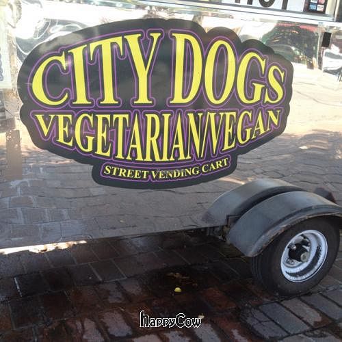 sign  at City Dogs - Food Cart in Salt Lake City