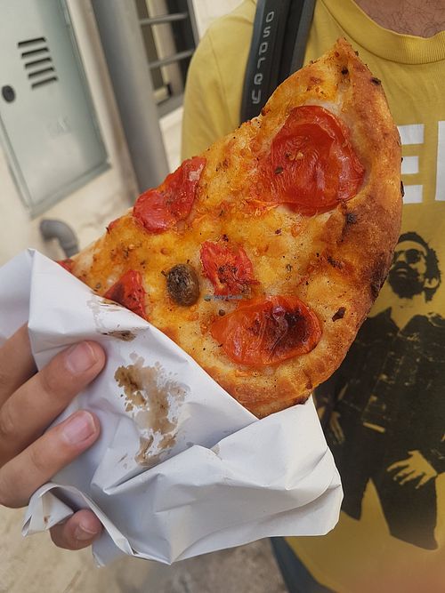 Authentic bari foccacia at Panificio Santa Rita in Bari