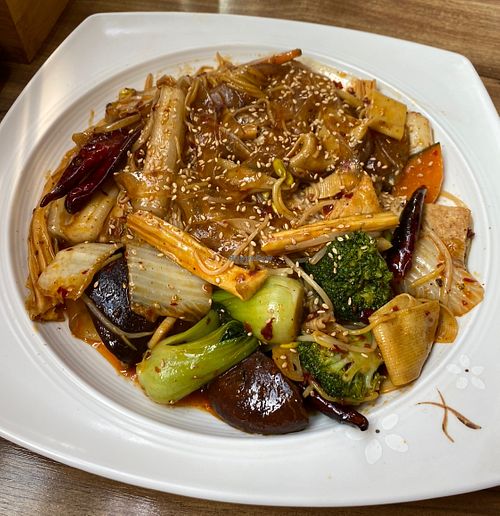 The stir fried mala (마라샹궈)  at Sarang Maratang - 사랑마라탕 in Seoul
