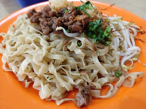 Dried mee pok at Smart Vegetarian - Sei Panas in Batam