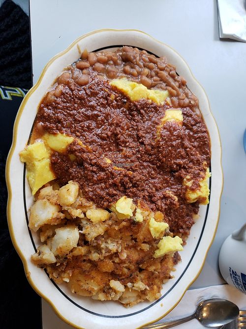 Breakfast plate at James Brown's Place in Rochester