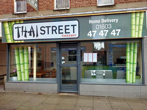 Front shop at Thai Street in Norwich