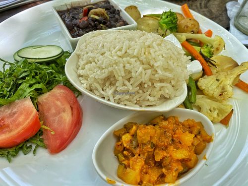 Vegan Casado  at Casa el Tortugo in Drake Bay