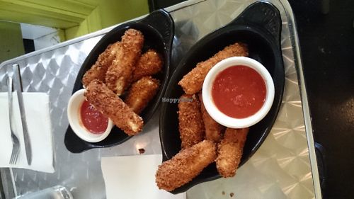 Mozzarella sticks. at Crust and Crumble in Asbury Park