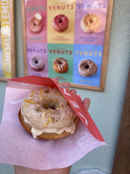 Vegan lemon camomile donut   at Whyte - VENUTS in Tokyo