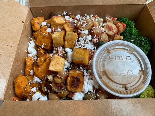 Mediterranean bowl at Copper Branch in Portland