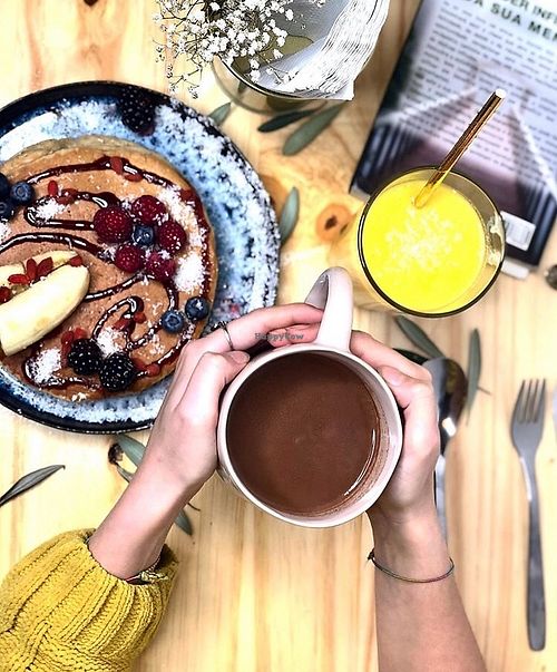 Dessert at O Vegano in Amadora