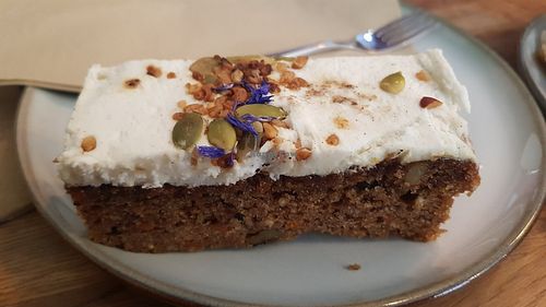 Carrot cake at Mr Cooper's Coffee House in Whitby