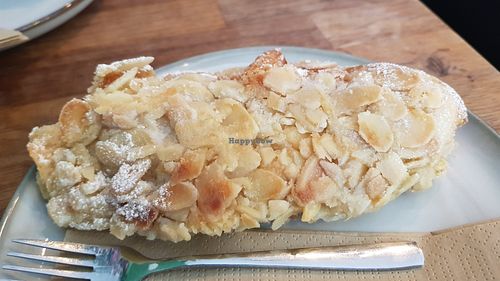 Twice baked almond frangipane croissant at Mr Cooper's Coffee House in Whitby
