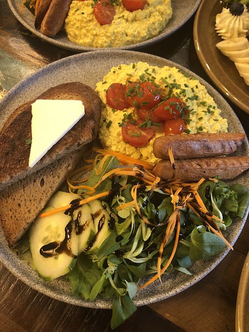 Tofu scramble  at Palo Verde in Prague