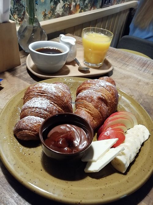 Breakfast Croissant at Palo Verde in Prague