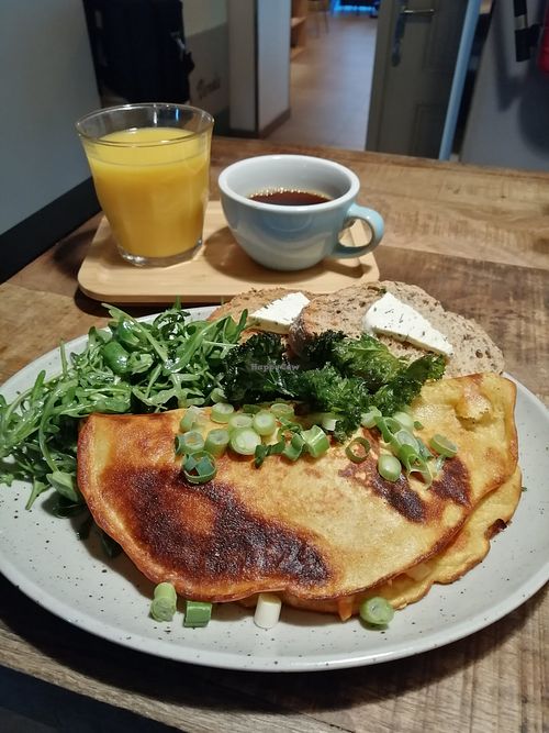 Kimchi Omelette at Palo Verde in Prague