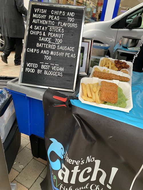 No catch at Epsom Vegan Market in Epsom