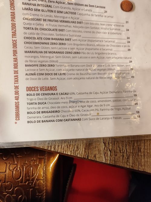 Doces Veganos at Maya Cafe in Rio De Janeiro
