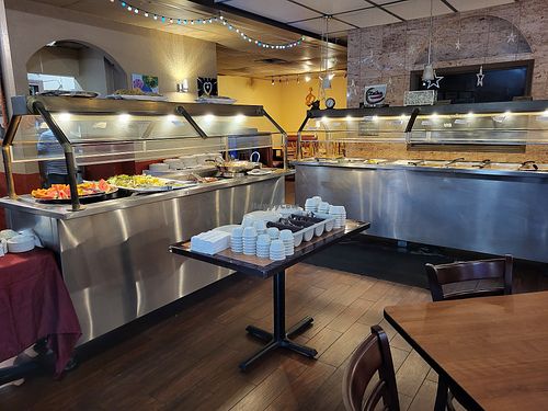 The vegan buffet! at Zaika Indian Cuisine in Austin