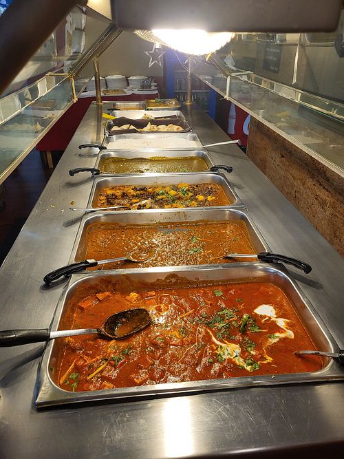 Vegan buffet at Zaika Indian Cuisine in Austin