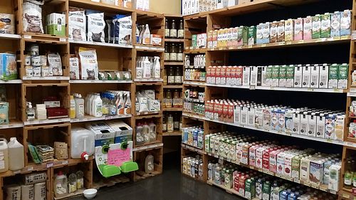 Milk alternatives at Molsa in Barcelona