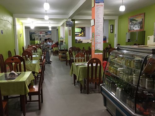 restaurant at Restaurant Vegetariano El Eden in Chachapoyas