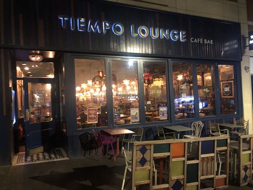 The outside at night  at Lounges - Tiempo Lounge in Sutton