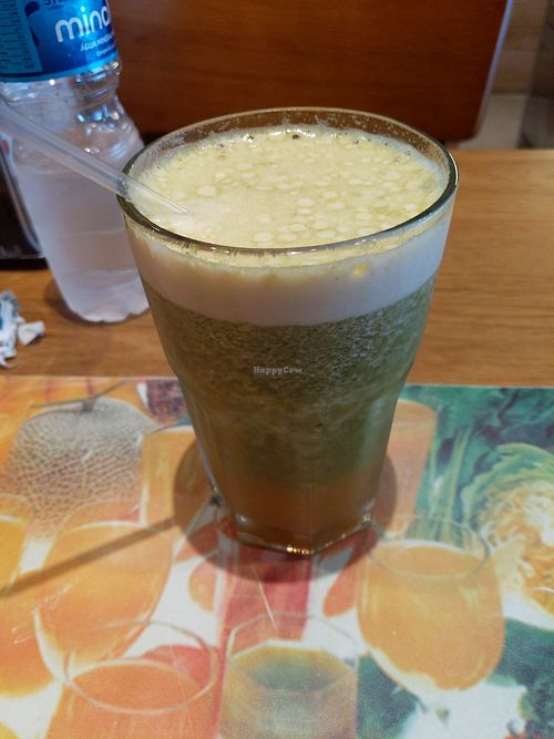 Green Juice. Yummm! at Quintal Kinutri in Sao Paulo