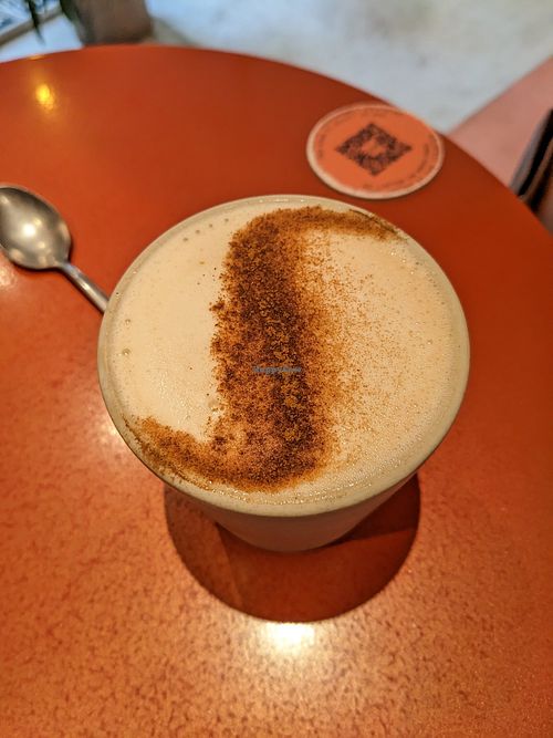 Chai latte at Buddy Buddy in Brussels