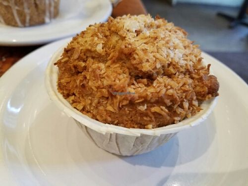 coconut cardamom muffin at Back To Eden Bakery in Portland