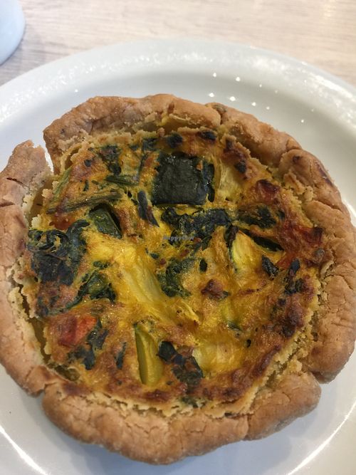 Veggie quiche at Back To Eden Bakery in Portland
