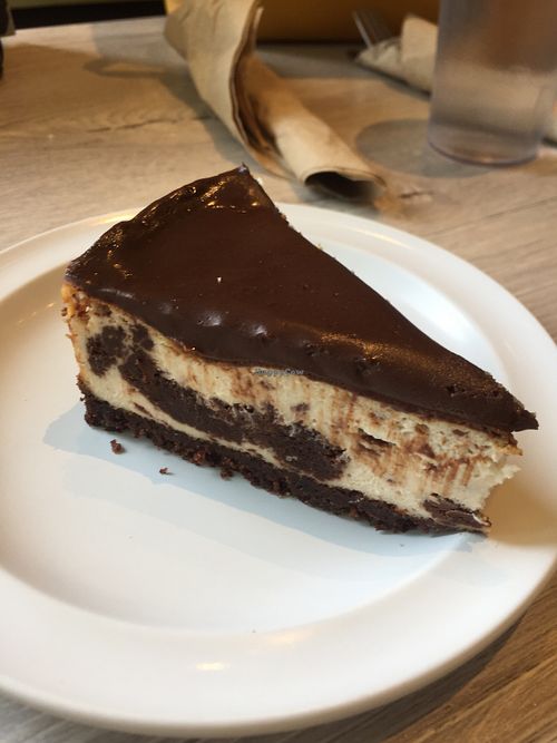 Brownie cheesecake  at Back To Eden Bakery in Portland