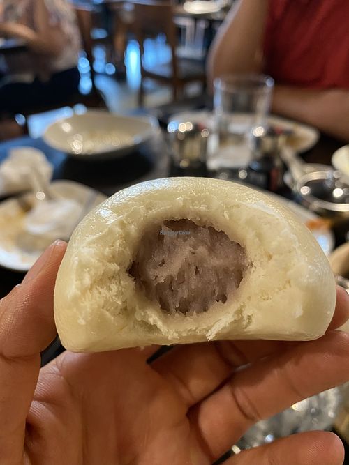 Taro buns  at Din Tai Fung - 46th St in Seattle