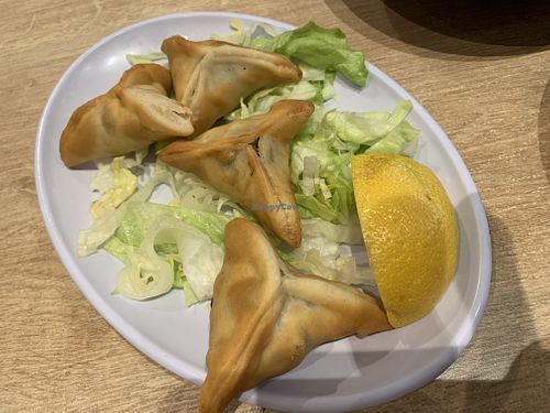 Spinach pastry at Lebanese Valley in Kingston Upon Thames