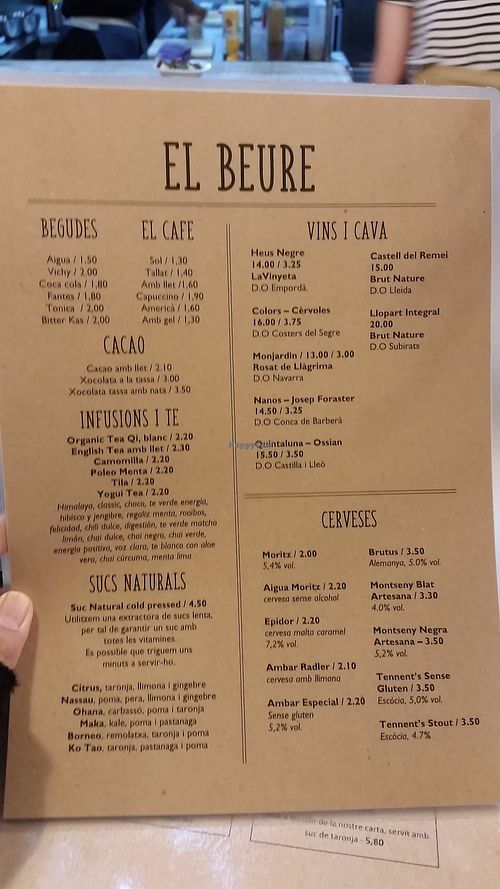 Menu at Fika Brunch Shop in Caldes De Montbui