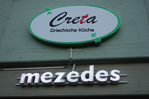 The logo at Creta Mezedes Cuisine in Dillingen