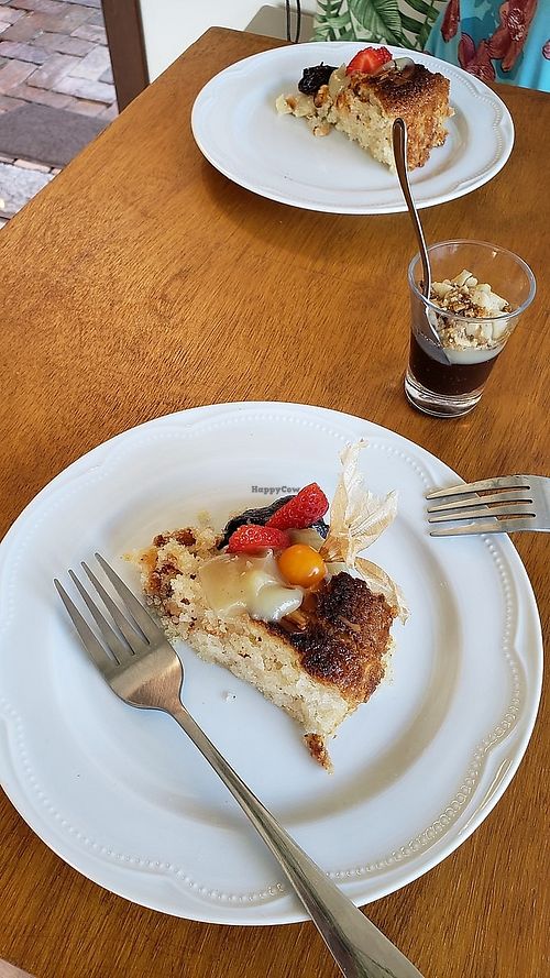 Dessert at Clara Clareou in Garopaba
