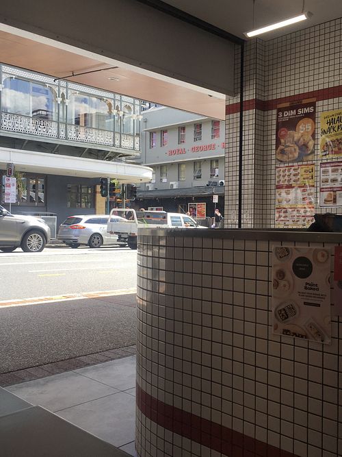 View of the entrance  at Lord of the Fries in Fortitude Valley