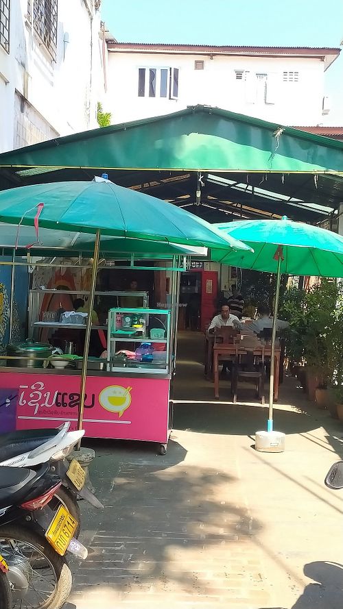 Sitting area at Mini Makphet in Vientiane