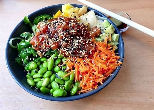 Bowl edamame at Ninja Bowl in Sofia