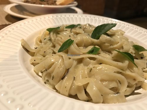 Alfredo fetuccine at D' Vilela Bistrô in Brasilia